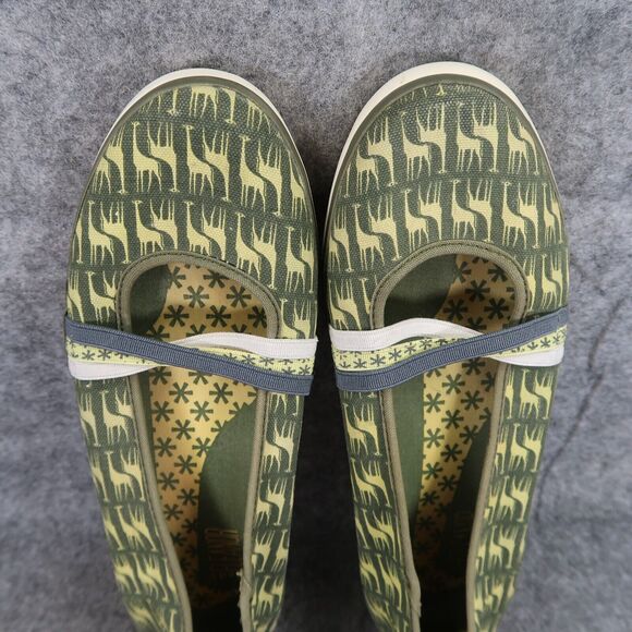 Keds Shoes Womens 8.5 Slip On Sneakers Casual Eleanor Giraffe Mary Jane Flats - Picture 7 of 13